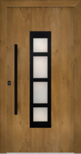 Gita et - jednostranný překryv; dekor - co49240; rámeček - černý; prosklení - mléčné; madlo - mdb39k; rozeta - rebr2