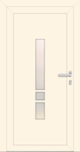 Marie as - interiér; jednostranný překryv; barva - ral9001; prosklení - mléčné